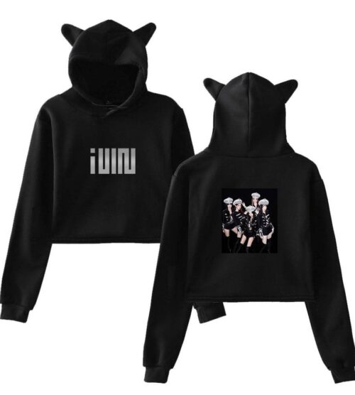 Gidle Cropped Hoodie #12