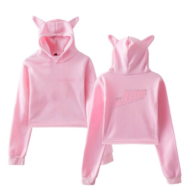 Blackpink Jump Cropped Hoodie #3 - Image 5