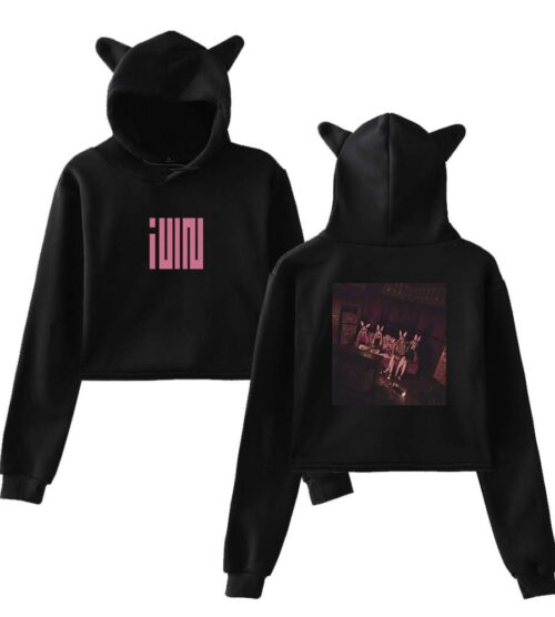 Gidle Cropped Hoodie #6