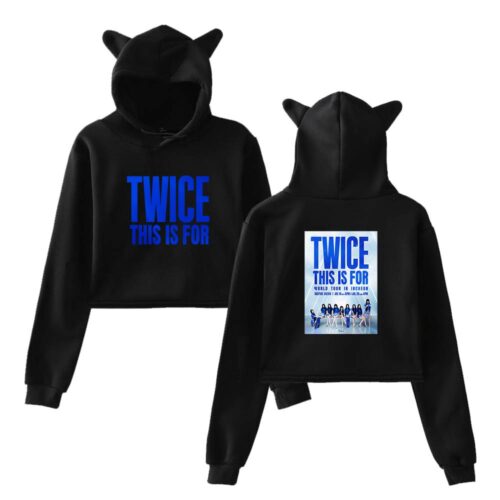 Twice This Is For Cropped Hoodie #1