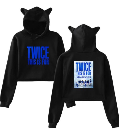 Twice This Is For Cropped Hoodie #1