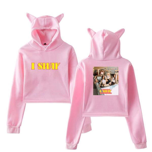 Gidle I Sway Cropped Hoodie #3 - Image 5