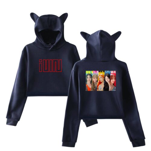 Gidle I Sway Cropped Hoodie #2