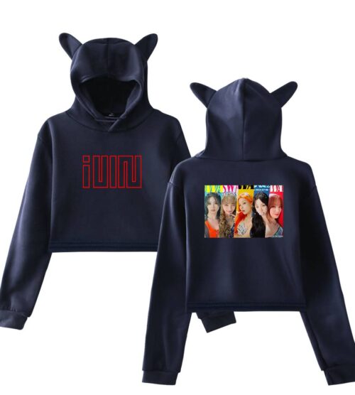 Gidle I Sway Cropped Hoodie #2