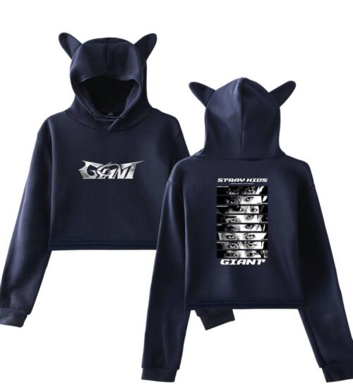 Stray Kids Giant Cropped Hoodie #2