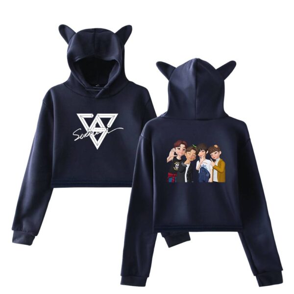 Seventeen Cropped Hoodie #1 - Image 3
