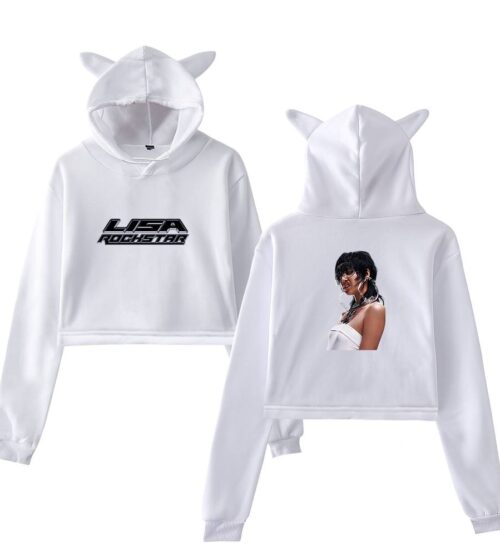 Lisa Blackpink Cropped Hoodie #1