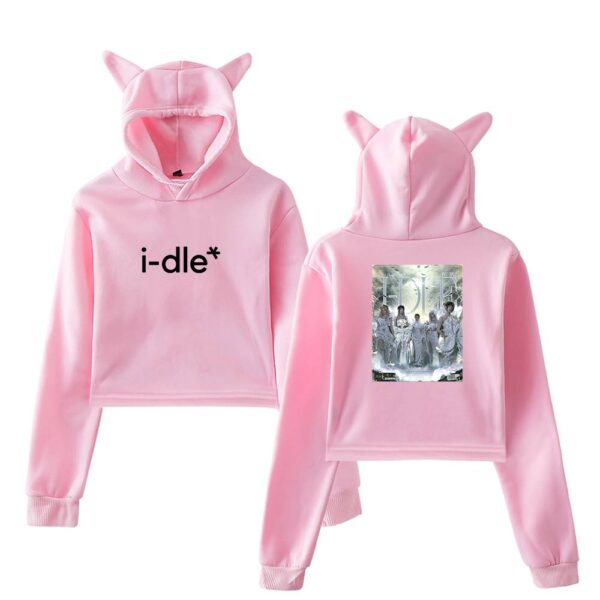 I-dle Cropped Hoodie #4 - Image 5