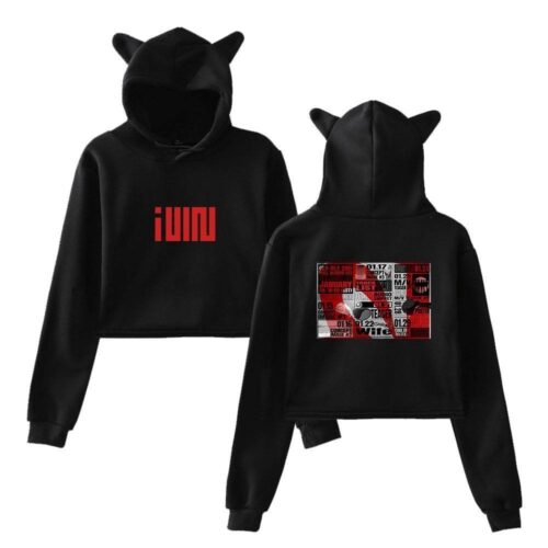 Gidle Cropped Hoodie #10