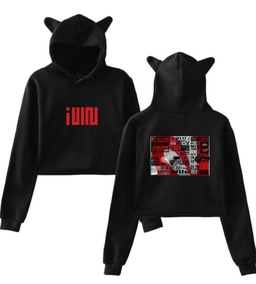 Gidle Cropped Hoodie #10