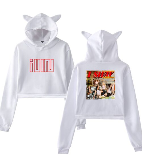 Gidle I Sway Cropped Hoodie #4