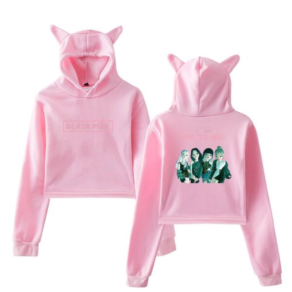 Blackpink Zepeto Cropped Hoodie #3 - Image 5