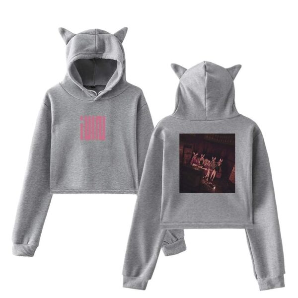 Gidle Cropped Hoodie #6 - Image 4