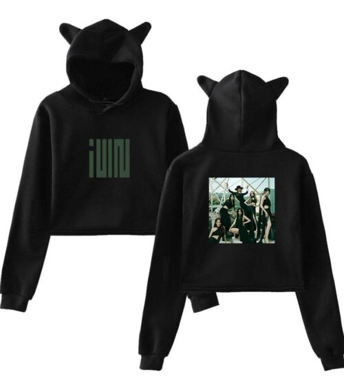 Gidle Cropped Hoodie #11