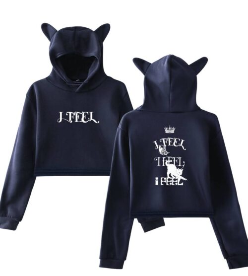 Gidle “I Feel” Cropped Hoodie #2
