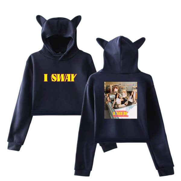 Gidle I Sway Cropped Hoodie #3 - Image 4