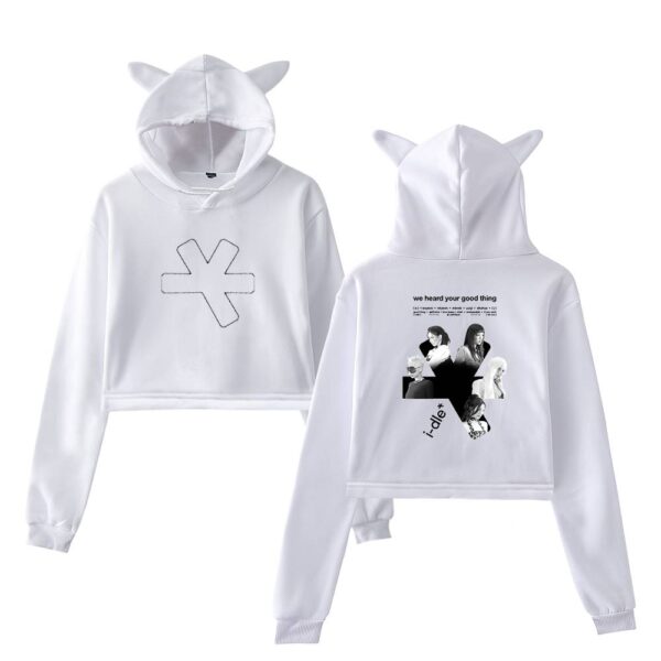 I-dle Cropped Hoodie #3 - Image 3
