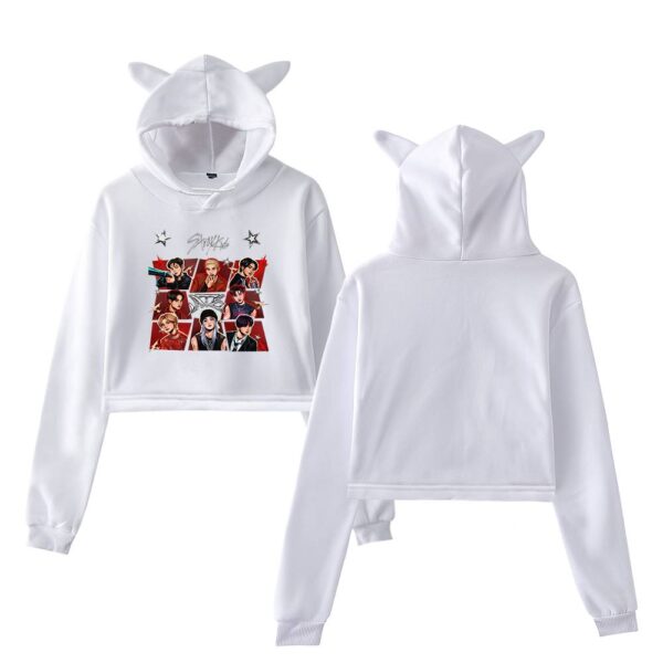 Stray Kids 2025 Cropped Hoodie #2 - Image 3