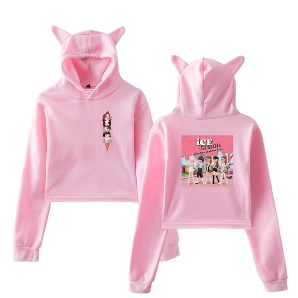 Blackpink Zepeto Cropped Hoodie #4 - Image 5