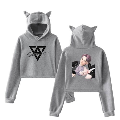 Seventeen Cropped Hoodie #3