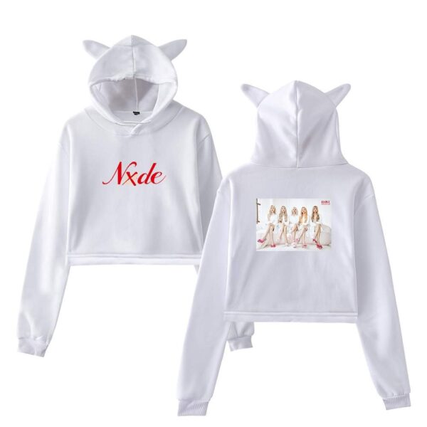 Gidle Cropped Hoodie #4 - Image 3