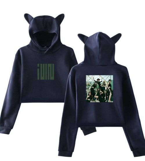 Gidle Cropped Hoodie #11