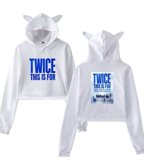 Twice This Is For Cropped Hoodie #1