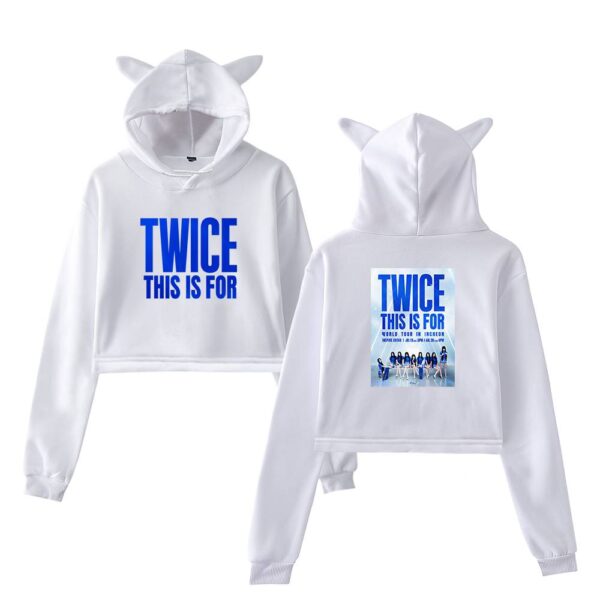 Twice This Is For Cropped Hoodie #1