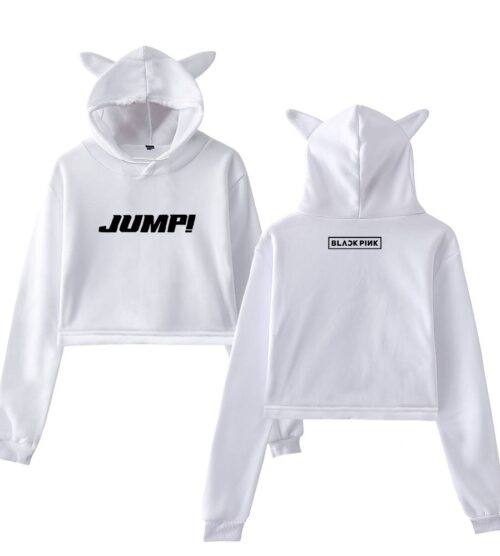 Blackpink Jump Cropped Hoodie #4