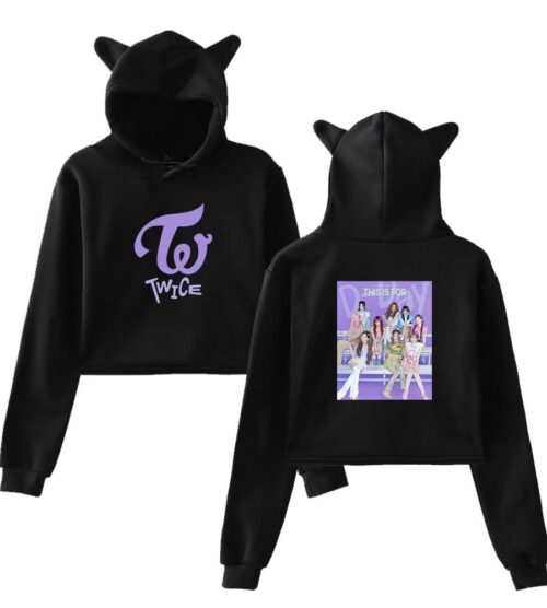 Twice This Is For Cropped Hoodie #3