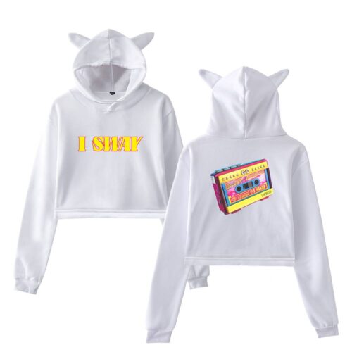 Gidle I Sway Cropped Hoodie #1