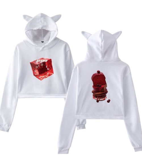 Ateez Cropped Hoodie #1