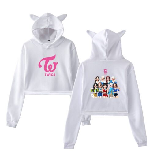 Twice Zepeto Cropped Hoodie #4