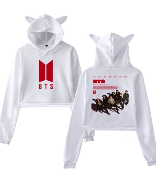 BTS Cropped Hoodie #1