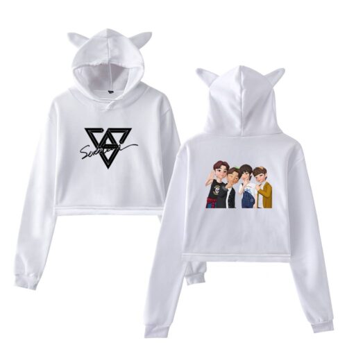 Seventeen Cropped Hoodie #1