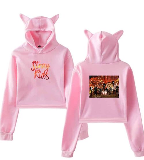 Stray Kids Circus Cropped Hoodie #2
