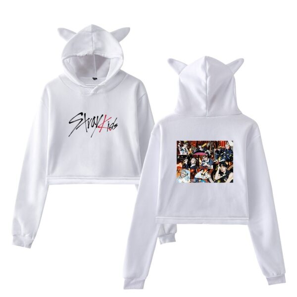 Stray Kids Circus Cropped Hoodie #3 - Image 5