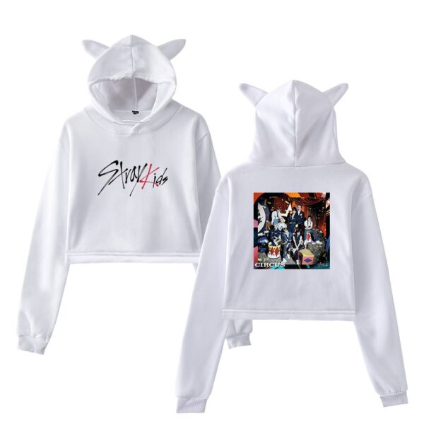 Stray Kids Circus Cropped Hoodie #4 - Image 3