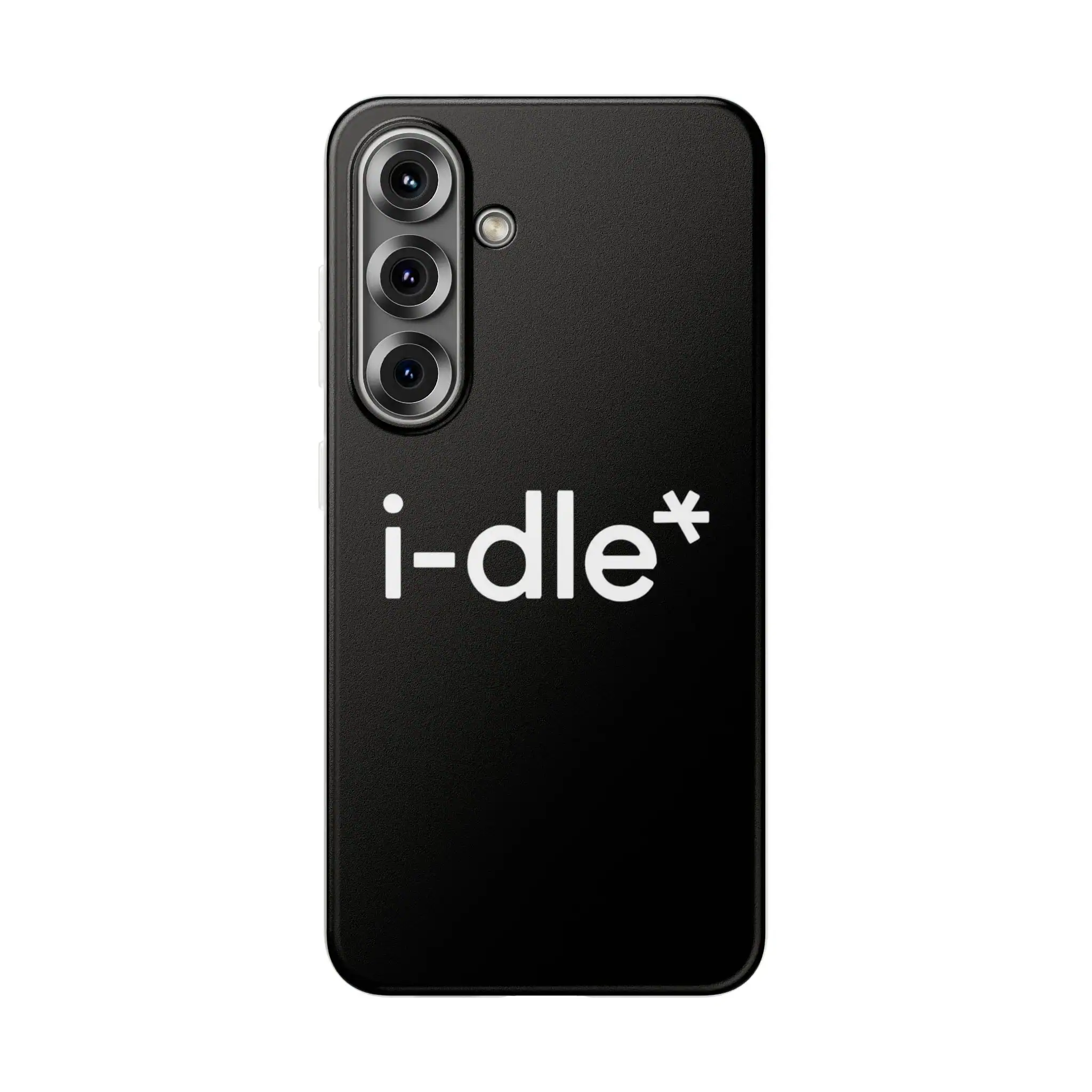 I-dle kpop merchandise phone case with logo design, perfect for fans of the girl group.