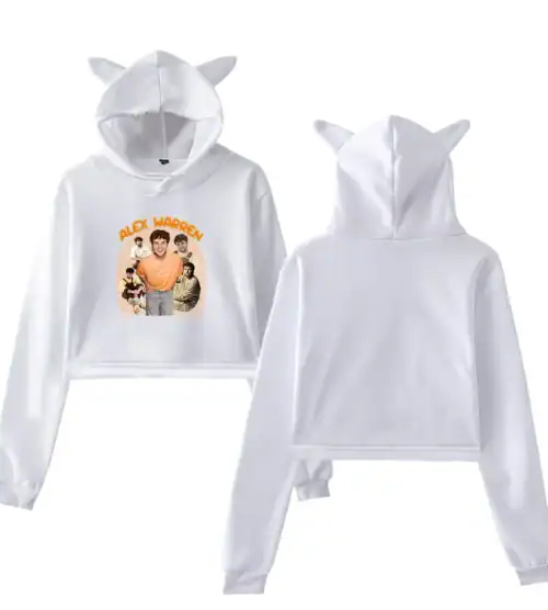 Alex Warren Cropped Hoodie #1