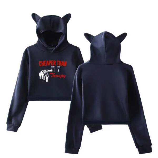 Alex Warren Cheaper Than Therapy Cropped Hoodie #2 - Image 5