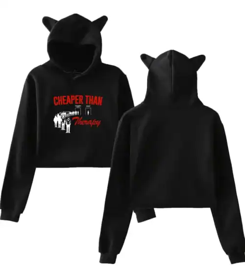 Alex Warren Cheaper Than Therapy Cropped Hoodie #2