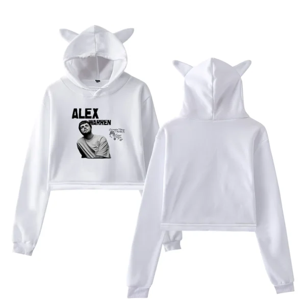 Alex Warren Cheaper Than Therapy Cropped Hoodie #4 - Image 5
