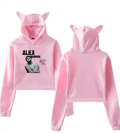 Alex Warren Cheaper Than Therapy Cropped Hoodie #4