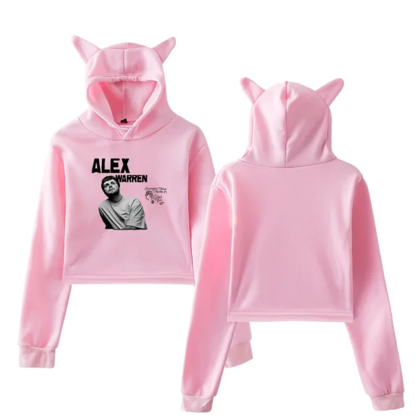 Alex Warren Cheaper Than Therapy Cropped Hoodie #4 - Image 2