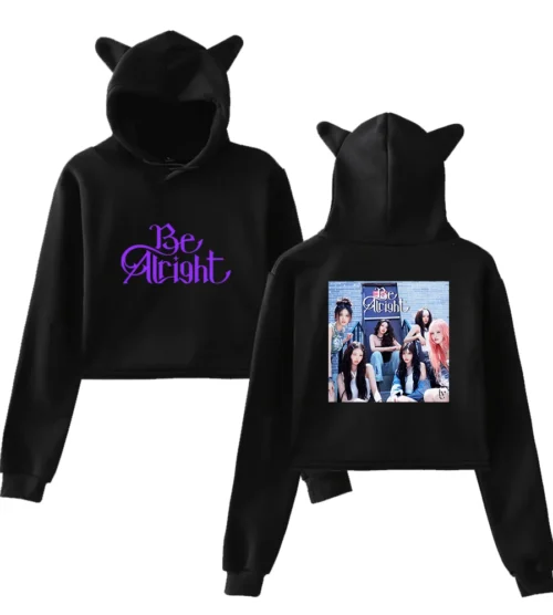 IVE Cropped Hoodie #1