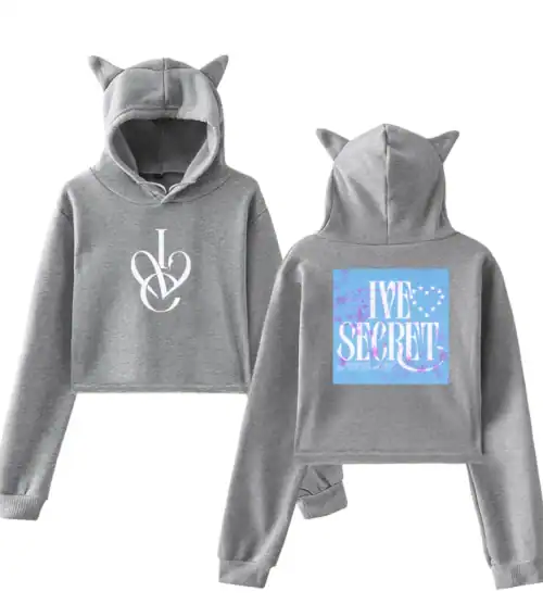 IVE Cropped Hoodie #2