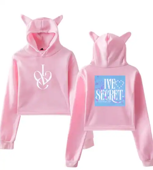 IVE Cropped Hoodie #2