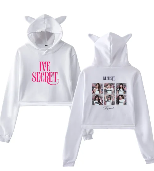 IVE Cropped Hoodie #3