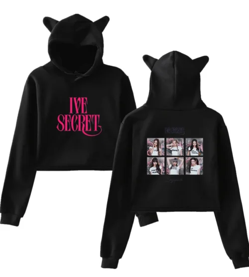 IVE Cropped Hoodie #3